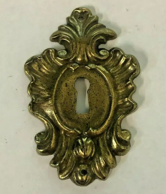 Vintage French Provincial Key hole Plate Keeler N-2576 2 7/8"  x  1 7/8"