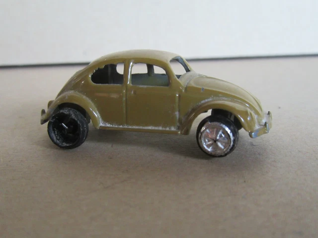 Jouet Ancien Polistil - Cox VW Coccinelle Polizei S15, Échelle 1/25, Verte