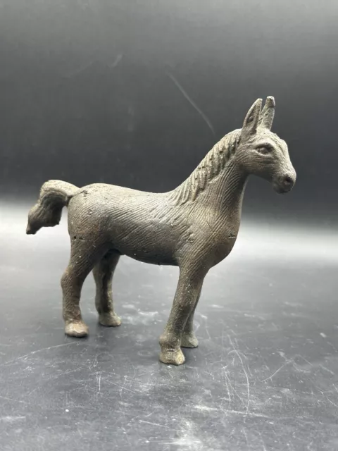 Wonderful Very Old Ancient Roman Bronze pony Horse Figure