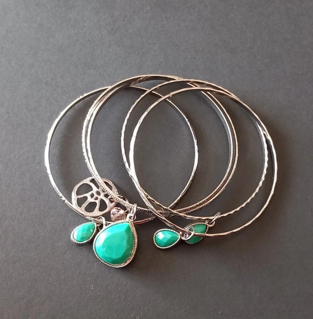Montre Bracelet Vintage Gérard De Reaumont - Pierre Turquoise, Quartz, Extensible, Années 80