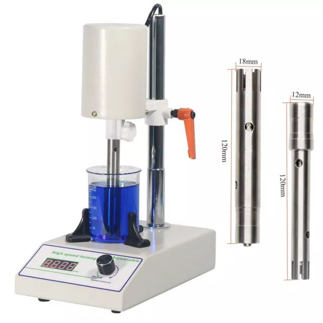 Adjustable High Speed Homogenizer Disperser Emulsifying Machine Lab Mixer 220V