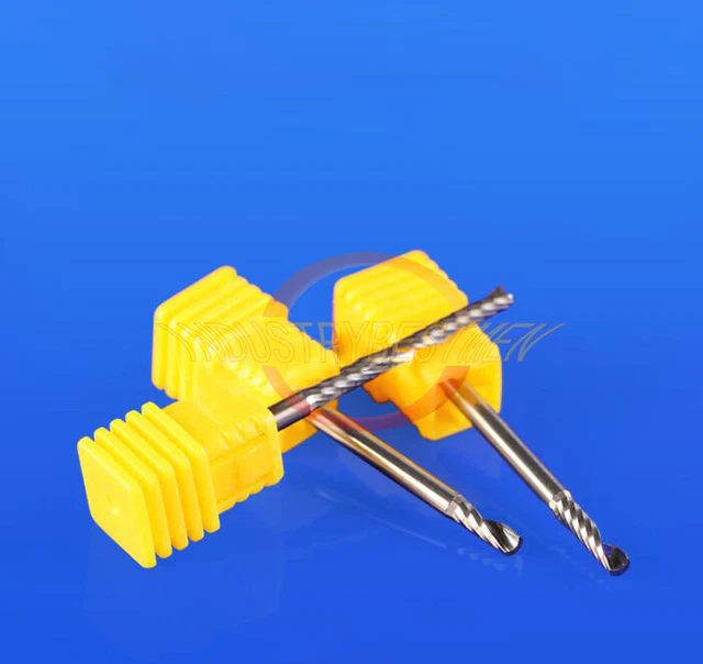 1Pcs 1/8 Single Flute Spiral End Mill Carbide CNC Milling Cutter Bits 3.175mm