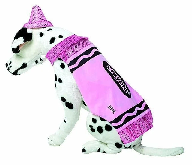 SPARKLE Crayola Crayon Dog Halloween Costume Size Large 24-32lbs. Pet Cat