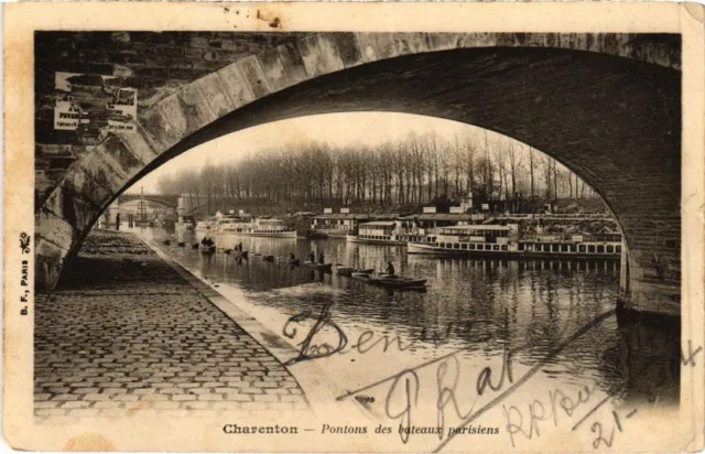 CPA AK Charenton Pontons des Bateaux Parisiens FRANCE (1282286)