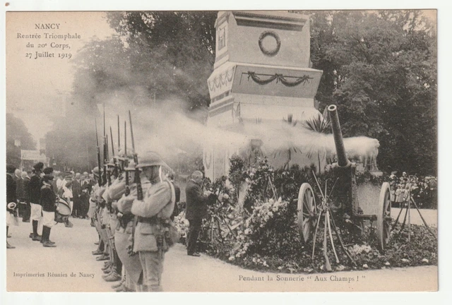 NANCY - CPA 54 - Vie Militaire - Rentrée du 20eme Corps d' Armée Juillet 1919 12