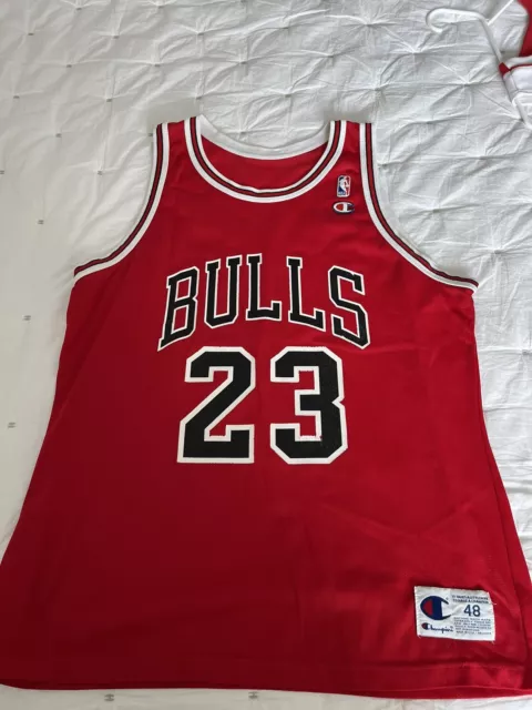 90's Michael Jordan Chicago Bulls Champion #45 NBA Jersey Size 48