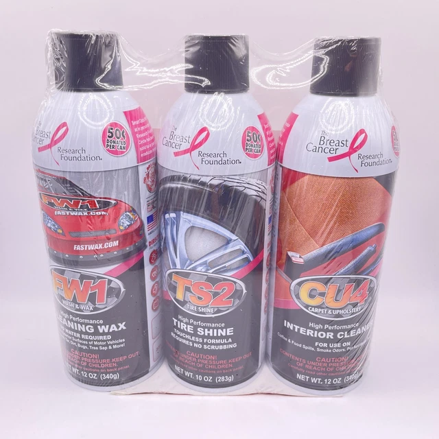 RGS LABS WATERLESS Detail System FW1 TS2 CU4 Wax Tire Interior Action
