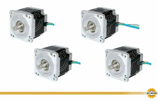 DE Free! 4PCS Nema34 BLDC ENGINE 86BLF03 3000RPM 9.6A 48VDC 330W 81mm Φ12.7mm