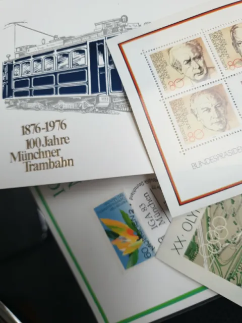 alte Sammlung Briefmarken Ersttagsbriefe Ersttagsblätter Konvolut Nachlass Lot 23
