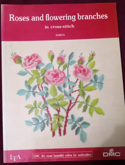 FLOWERING SHRUBS in Cross Stitch by ZARZA – Embroidery Pattern Book