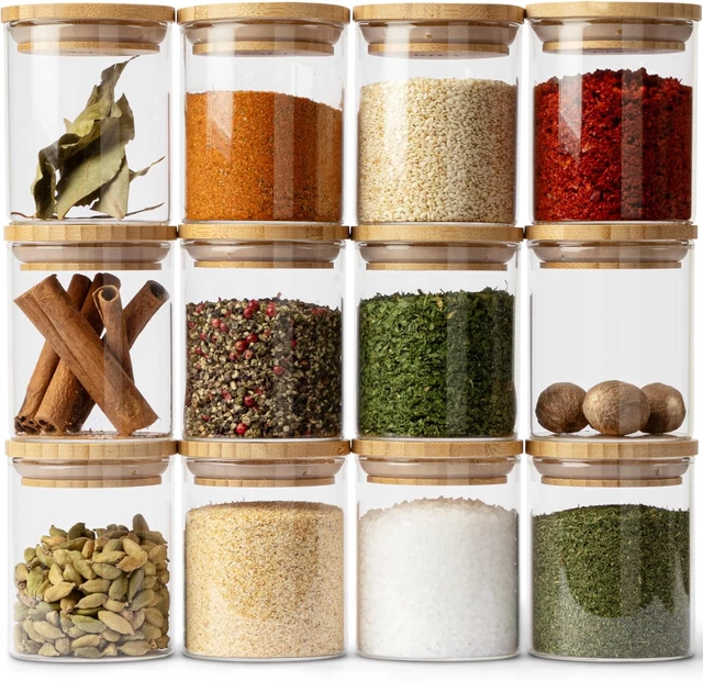 30 Barattolini In Vetro Da 30ML Con Tappo Di Sughero - Ideali Per Conserve, Decorazioni E Regali Fai Da Te