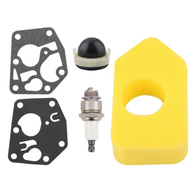 Kit D'Entretien Pour Tondeuse Mountfield/Stiga - Filtre à Air + Ampoule D'Amorçage Pour Moteurs SP414, HP414, RS100, RV100