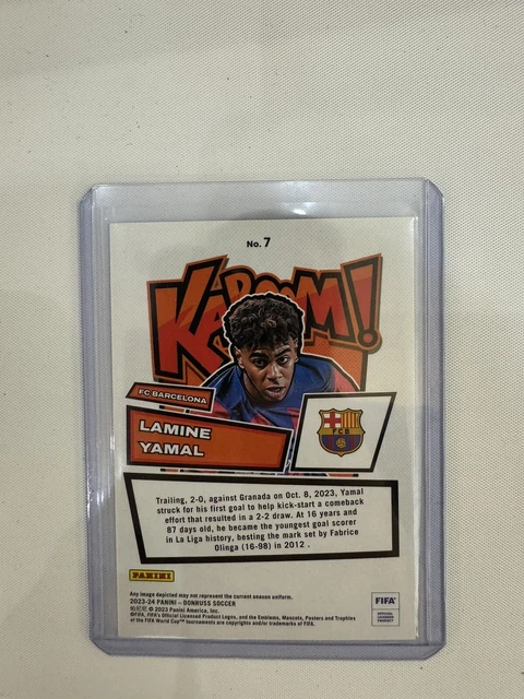 Carte Panini Lamine Yamal FC Barcelone - Premium - À L'unité - État Neuf