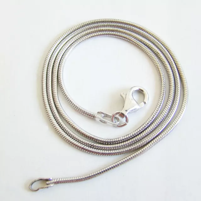 Halskette Silber 925er Schlange Collier ECHT Sterlingsilber Silberkette Anhänger