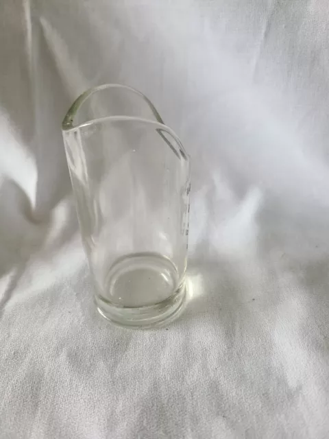 Antique 1901 McK & R McKesson/Robbins Glass Medicine Nose Cup 2