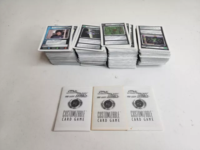 Lot of 730 Star Trek Next Generation Customizable Card Game