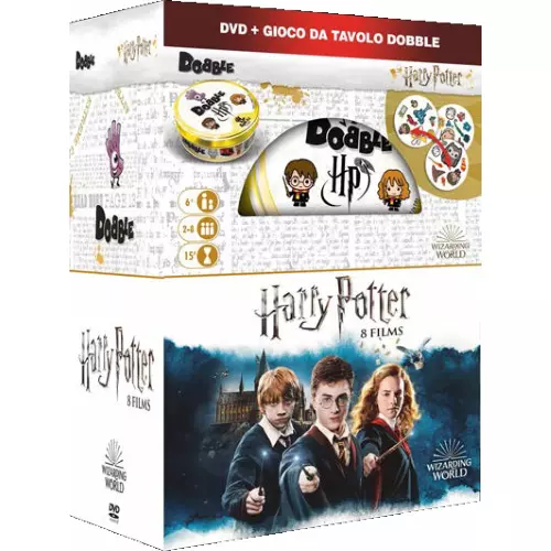 Harry Potter - La Collezione Completa (8 Dvd+Gioco Da Tavolo Dobble)  [Dvd Nuovo