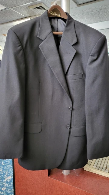Black After Six Two Button Single Breasted Suit Sport Jacket