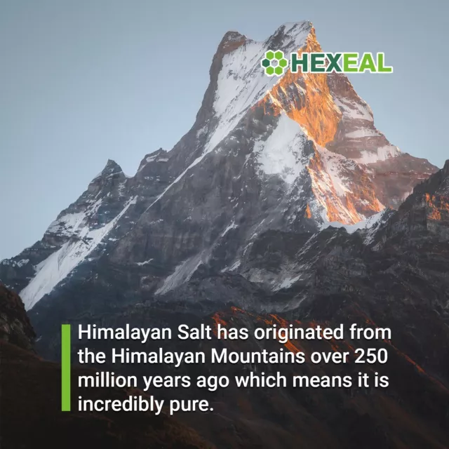 Hexeal HIMALAYAN PINK SALT | 1kg Bag | Fine | 100% Natural | Food/Cosmetic 2