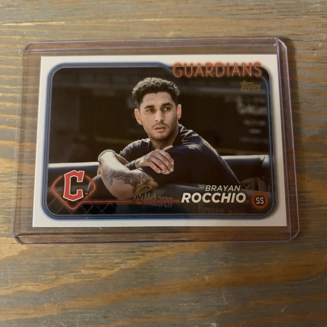 2024 TOPPS SERIES 2 miroir or SP Brayan Rocchio, Cleveland ! 473 EUR 9