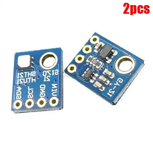 2Pcs SI7021 Industrial High Precision Humidity Sensor I2C Interface For Ardui fm