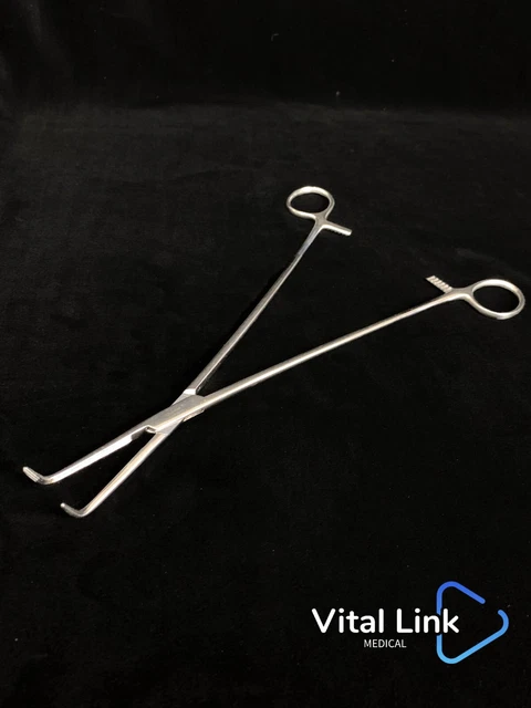 Codman 11 CODMAN MIXTER THORACIC Forceps 11in Angular Longitudinal Serrations ...