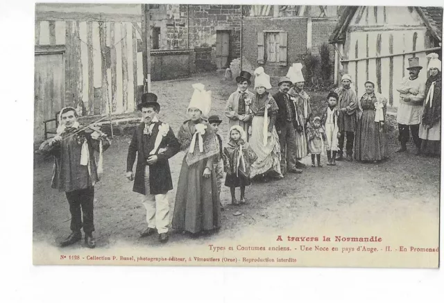 61  A Travers La Normandie Types Et Costumes Anciens  Une Noce