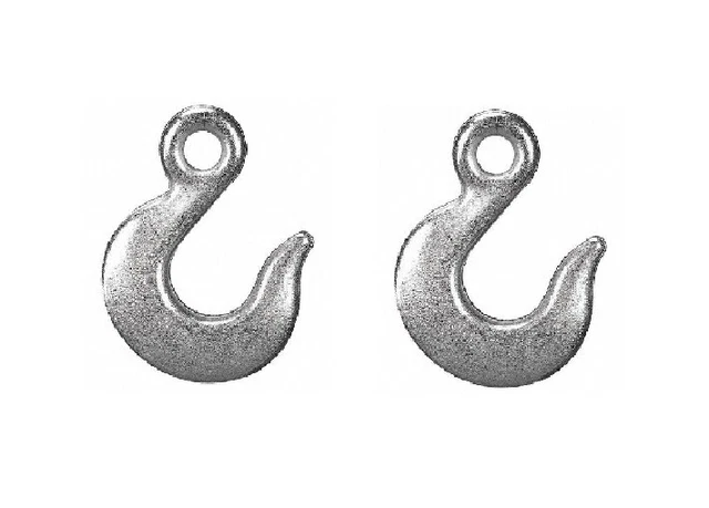 Pack of 2 - 3/8" Chain Slip Hook Grade 30 w/ 2,650 LB Load Limit 07409 Farmer