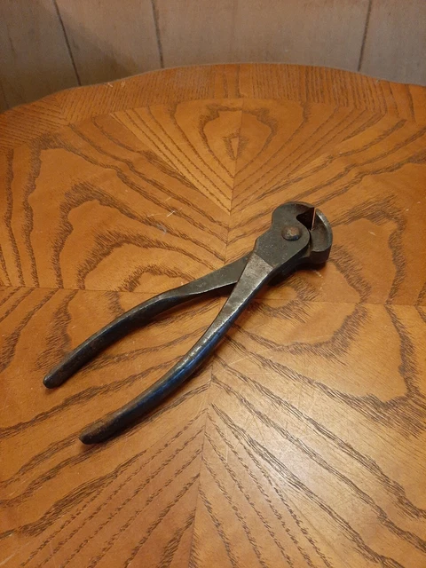 Old Vintage Kraeuter USA No. 1851 End Nippers Blacksmith Farrier