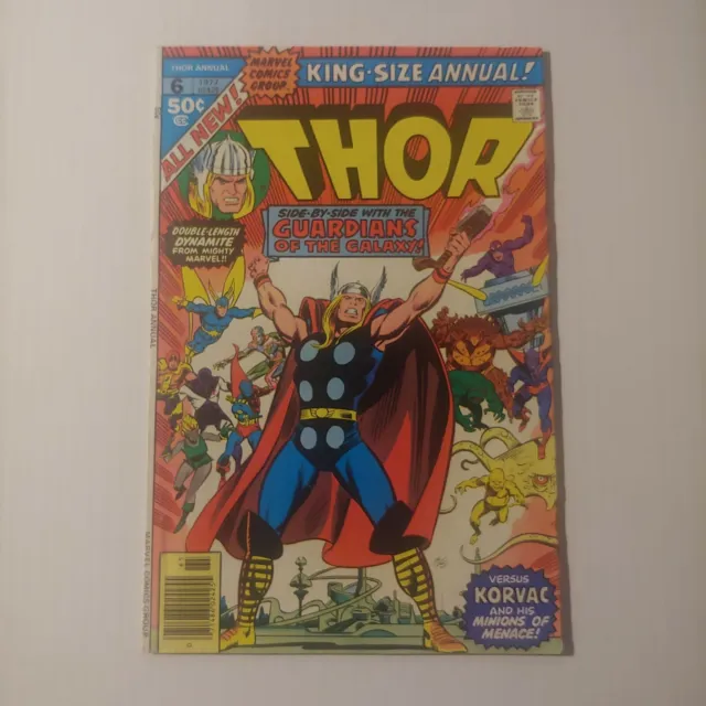 Thor Annual #6 VF 2nd app & Origin of Korvac 1st Achernonians Marvel Comic