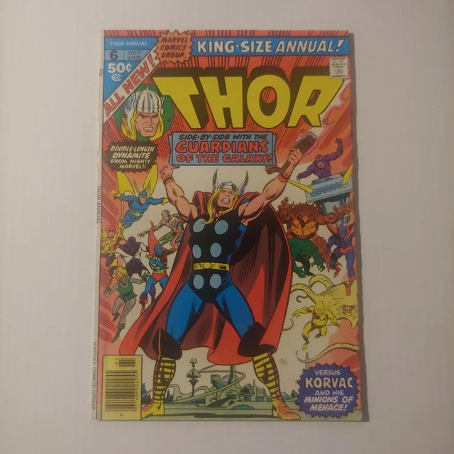 Thor Annual #6 VF 2nd app & Origin of Korvac 1st Achernonians Marvel Comic