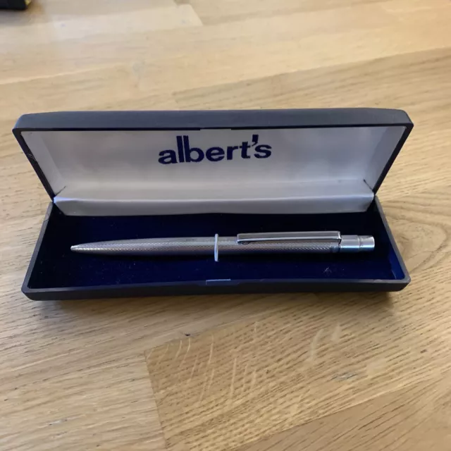 Albert’s Penna Vintage Argento 925 Silver Pen Penna A Sfera
