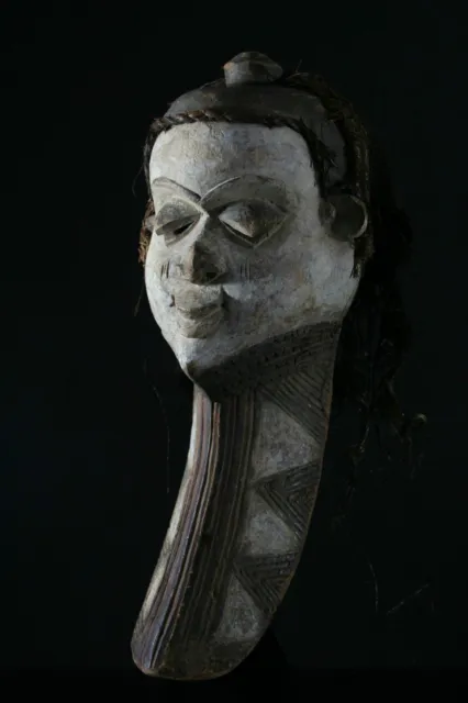African wooden dance Mask, Pende People, 58cm/23 inch, Zaire, Congo, Africa 2