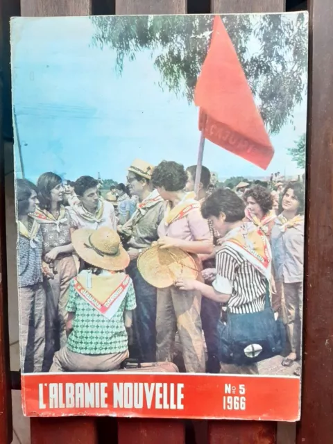 L'Albanie Nouvelle Magazine 1966 - communist publication