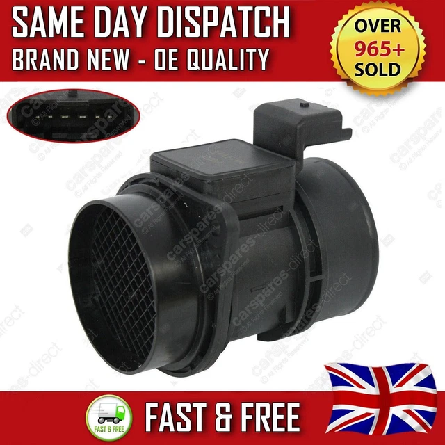 VAUXHALL VIVARO 2001ON 1.9 2.5 Dti Cdti Diesel Mass Air Flow Meter Sensor Maf £31.95 PicClick UK