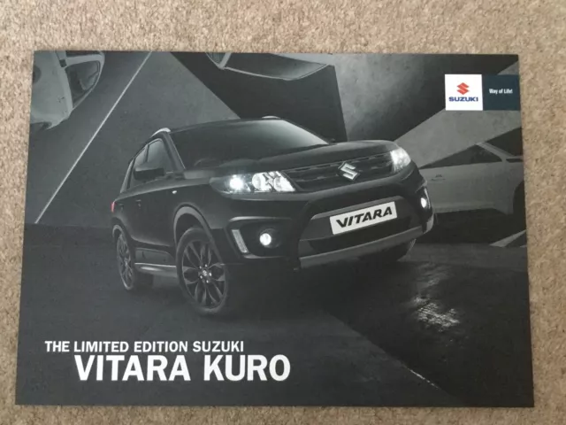 SUZUKI - Suzuki Vitara Kuro UK Sales Brochure December 2016