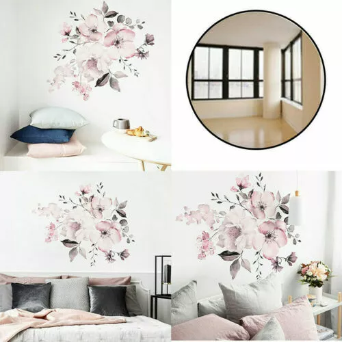 Art Decor Room Home Mural Decal Vinyl 3D Quote DIY Flower Wall Removable Sticker