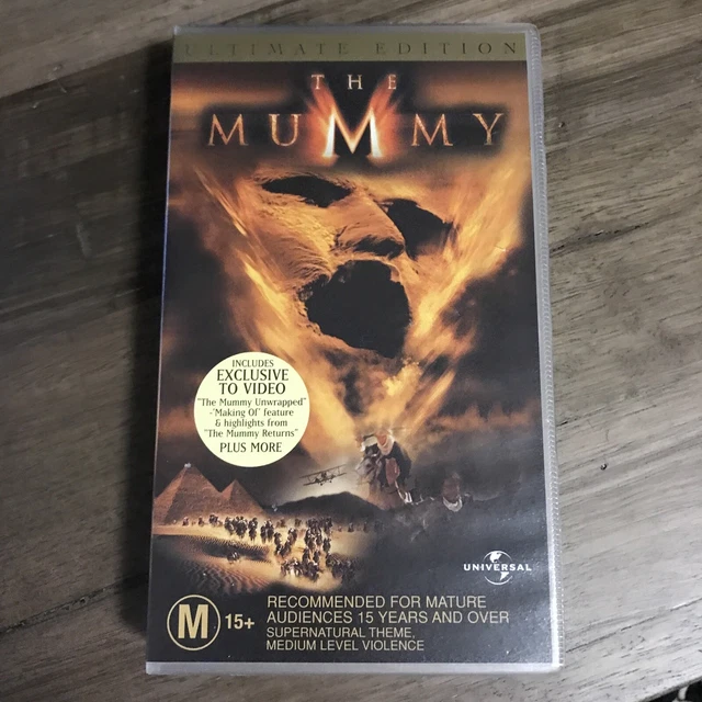 THE MUMMY ULTIMATE Edition, PAL VHS Video Tape, Brendan Fraser, Rachel ...