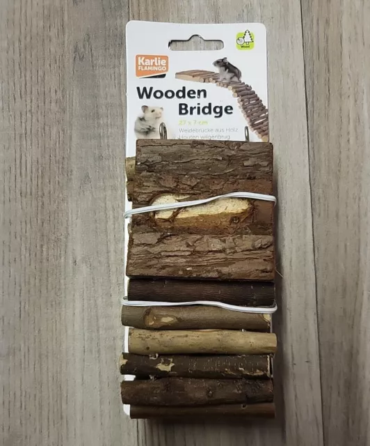 Brücke,Leiter,Karlie,Naturholz,Spielzeug,Nagetiere,ca 27x7cm,Brücke,Holz,Neu