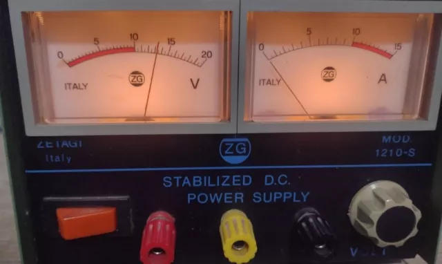 Zetagi Mod 1210-S Stabilized D.c Power Supply Zetagi Mod 1210-S Stabilized D.c Power Supply