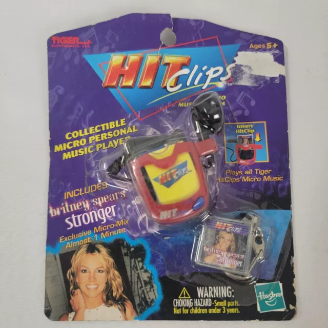 Hit Clips Collectible Micro Personal Music Player BRITNEY SPEARS Stronger NEW