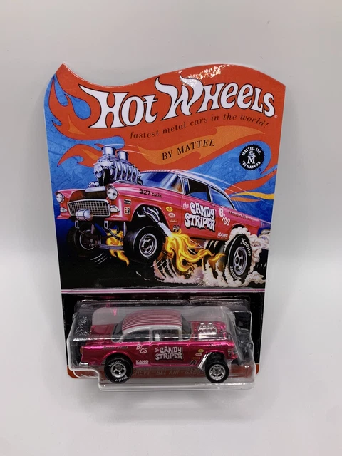 CUSTOM*- HOT WHEELS RLC Candy Striper 55 Chevy Bel Air Gasser