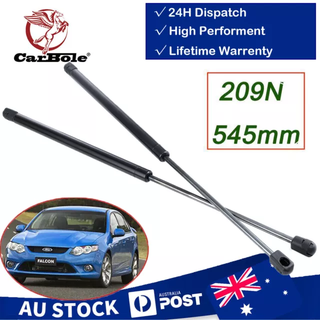 2pcs Bonnet Gas Struts Fit Ford Falcon FG Mk1 Mk2 XT XR6 XR8 Inc UTE 2008 - 2014