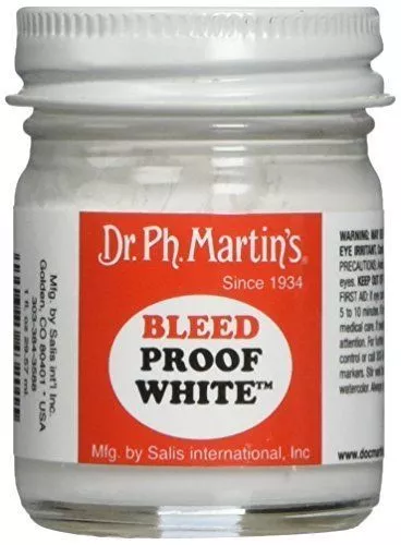 Dr. Ph. Jarro Martin's Bleedproof Blanco 30 ml - tinta blanca a prueba de sangrado