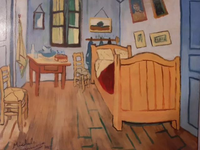 La stanza di Van Gogh,pittore Campanaro Riproduzione