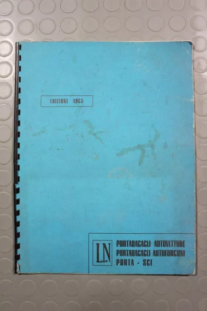 Catalogo Accessori Auto Epoca Portabagagli Portasci 1965 Volkswagen Fiat Lancia