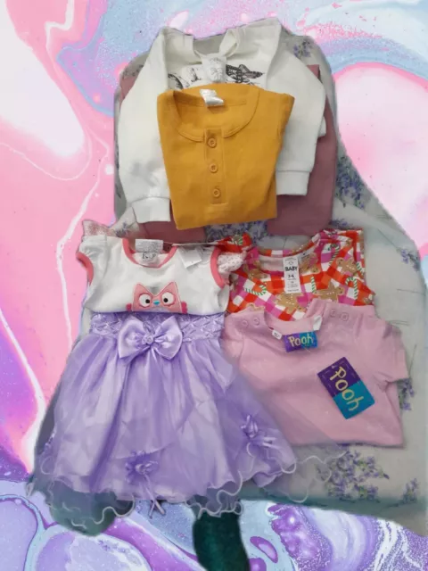 BULK Baby's New Clothing Size 1 To 3-6 Mths 0 To 3mths  FOR BABY GIRL