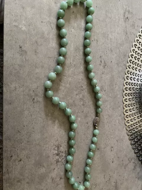 Chinesische Jade Perlenkette