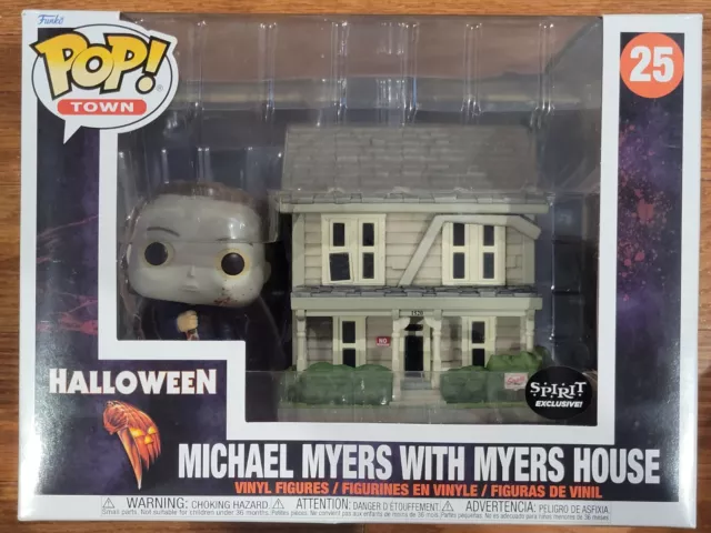 Michael Myers with Myers House Funko Pop Town #25 Spirit Halloween Exclusive
