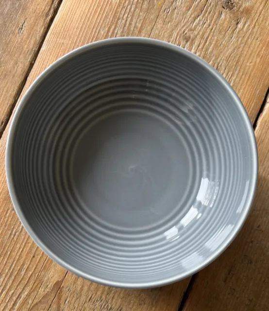 Gordon Ramsay Maze Grey Ribbed Stoneware Single Cereal Bowl Royal Doulton